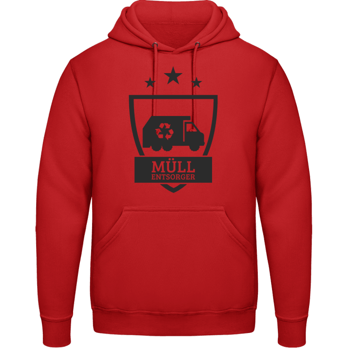 Müll Entsorger Wappen Hoodie 0 image