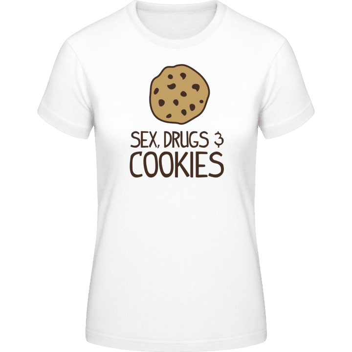 Sex Drugs And Cookies T-shirt til kvinder 0 image