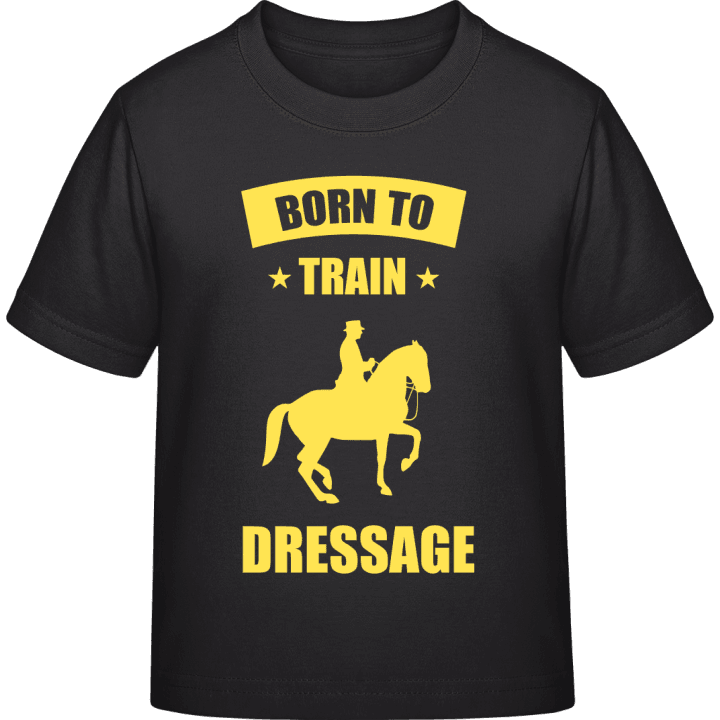 Born to Train Dressage T-shirt för barn contain pic