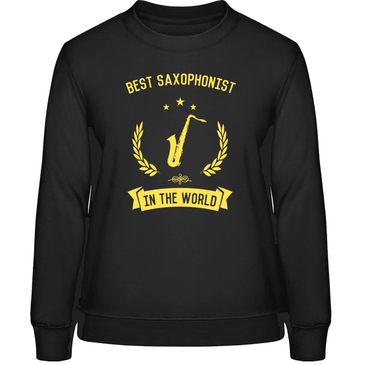 Best Saxophonist in The World Sweatshirt för kvinnor contain pic