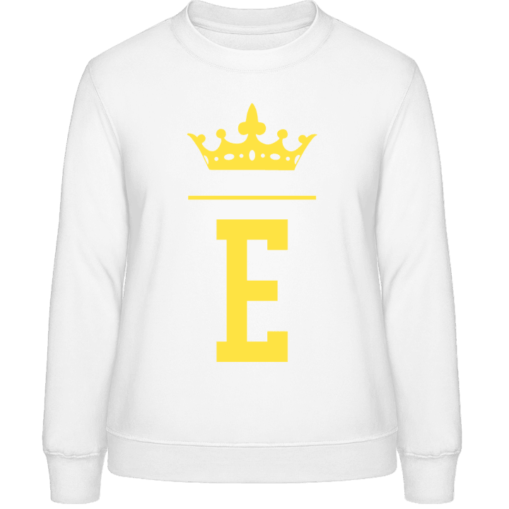 E Name Letter Frauen Sweatshirt 0 image