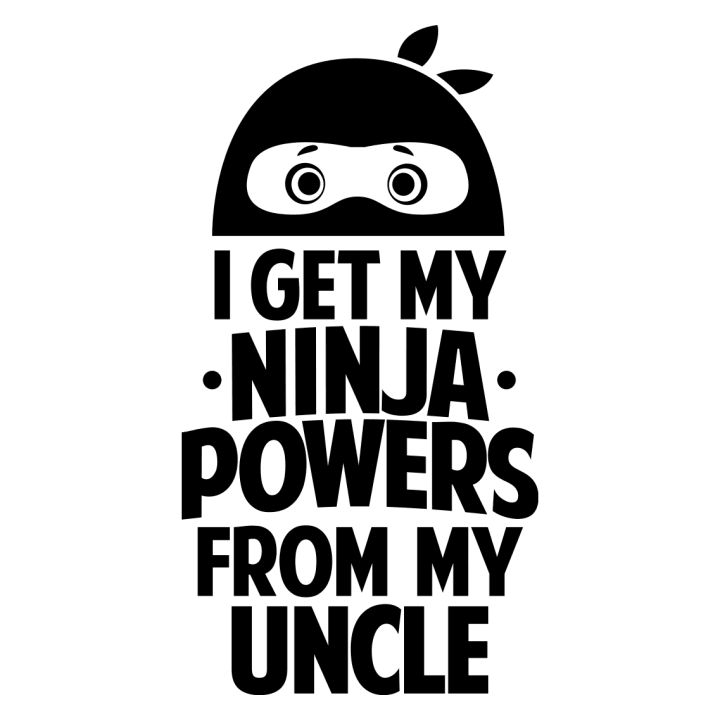 I Get My Ninja Powers From My Uncle Delantal de cocina 0 image