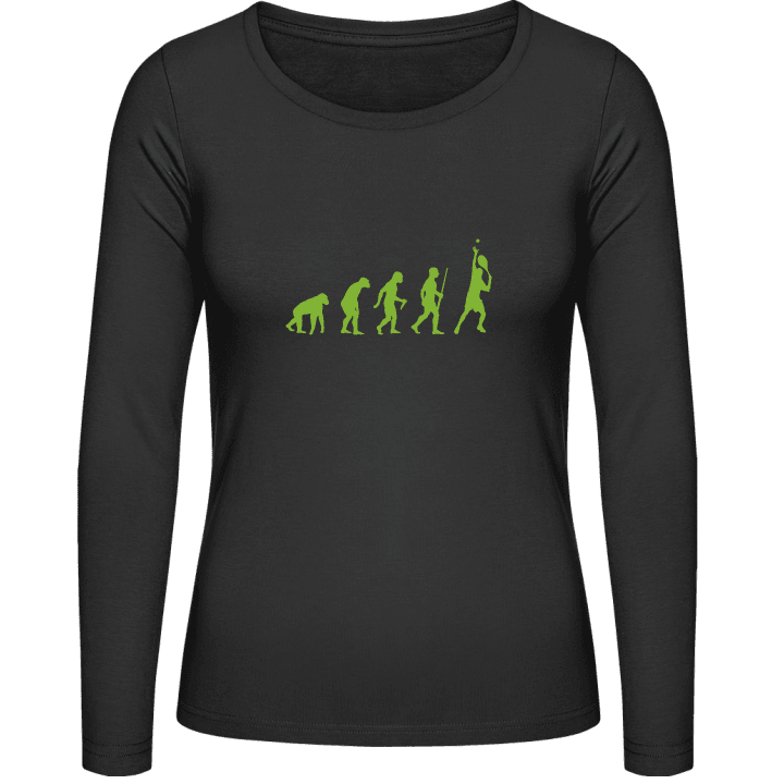 Tennis Player Evolution Women long Sleeve Shirt contain pic