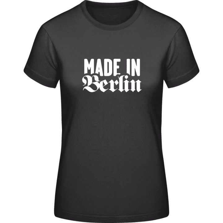 Made In Berlin City Vrouwen T-shirt contain pic