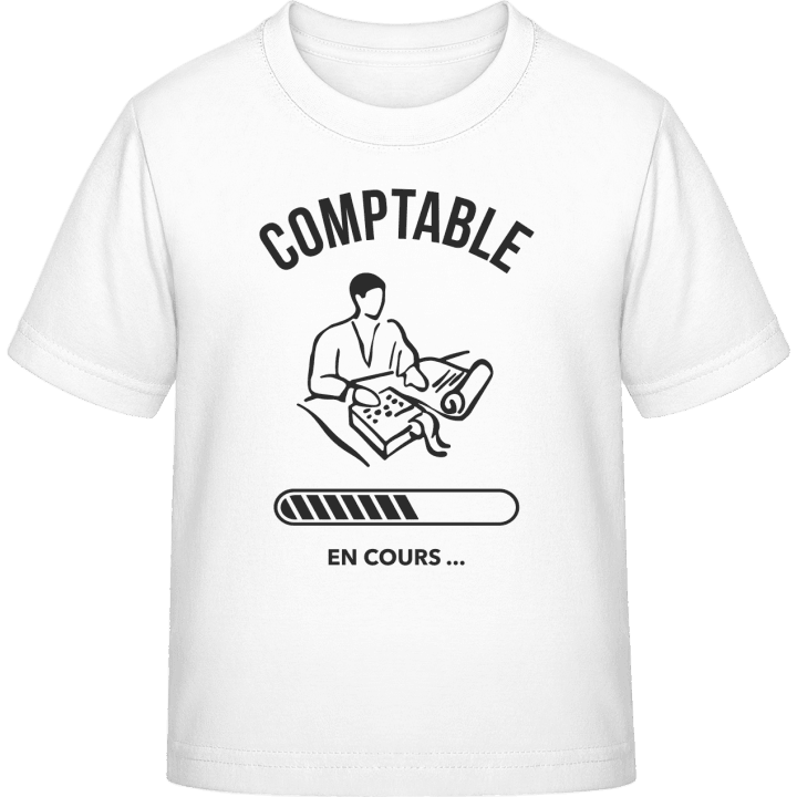 Comptable en cours Kinder T-Shirt contain pic