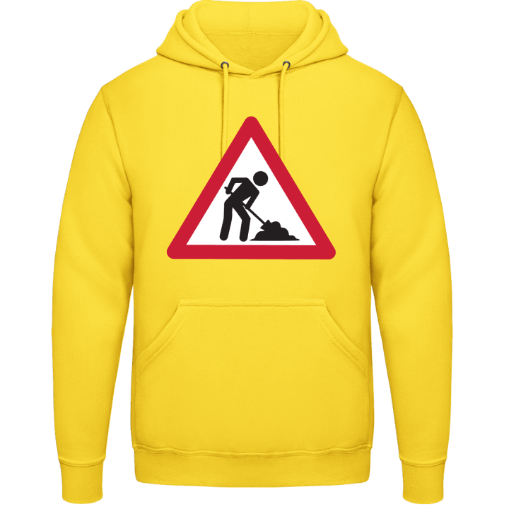 Construction Site Warning Hoodie contain pic