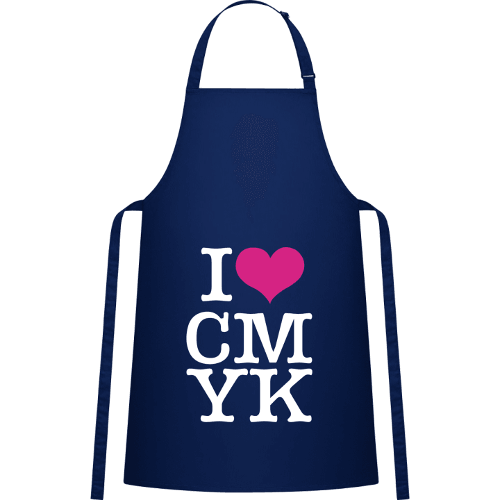 I love CMYK Förkläde för matlagning 0 image