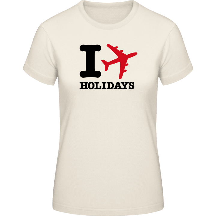 I Love Holidays T-shirt til kvinder 0 image