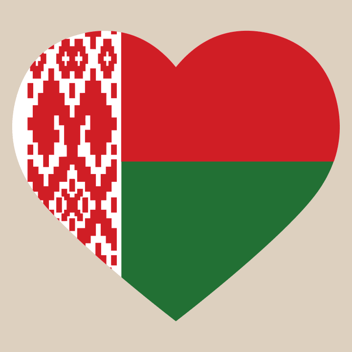 Belarus Heart Flag Stoffen tas 0 image