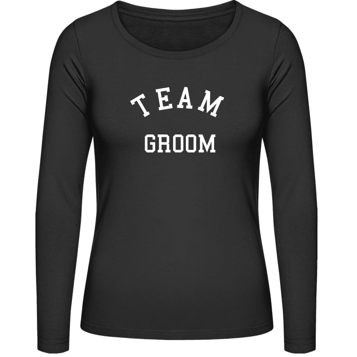 Team Groom Vrouwen Lange Mouw Shirt contain pic