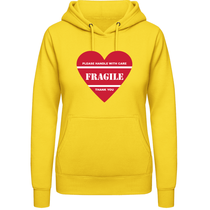 Fragile Heart Please Handle With Care Sudadera con capucha para mujer contain pic