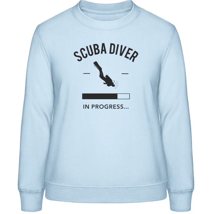 Diver in Progress Sweatshirt för kvinnor contain pic