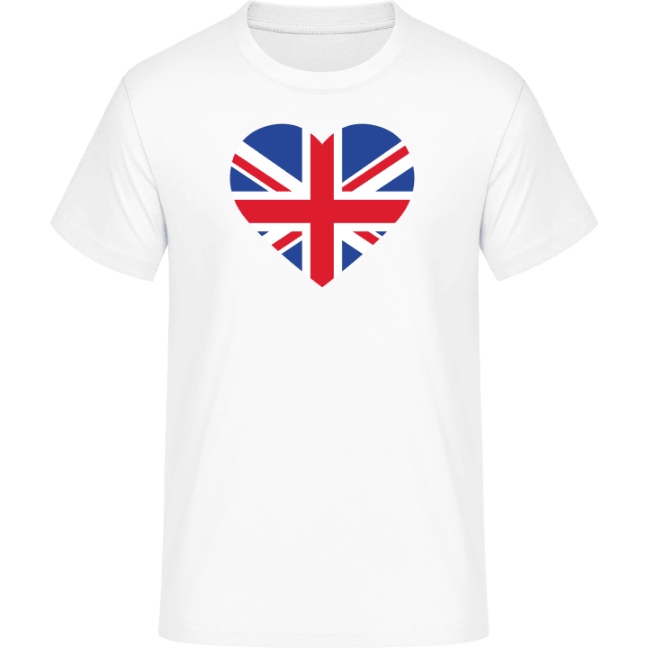 Great Britain Heart Flag Maglietta contain pic