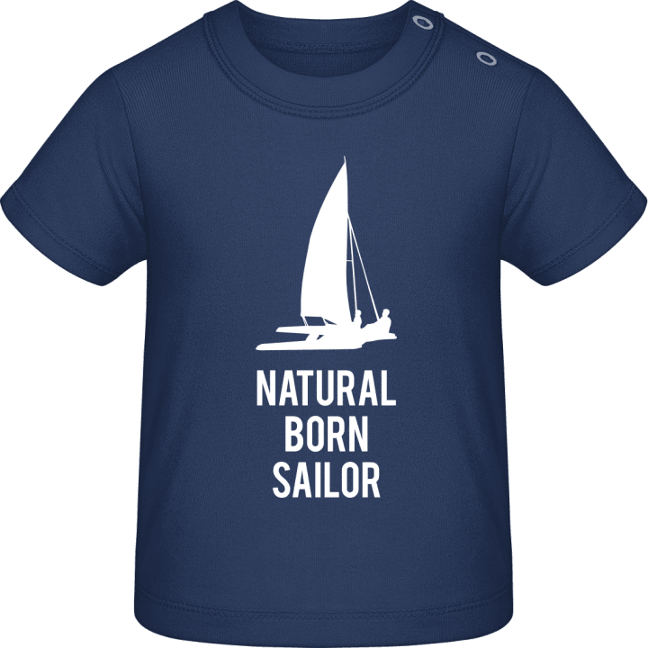 Natural Born Catamaran Sailor Baby T-Shirt contain pic