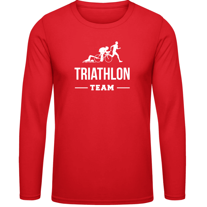 Triathlon Team Shirt met lange mouwen contain pic