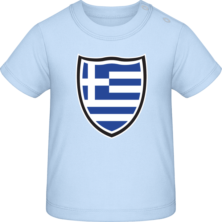 Greece Shield Flag Camiseta de bebé contain pic