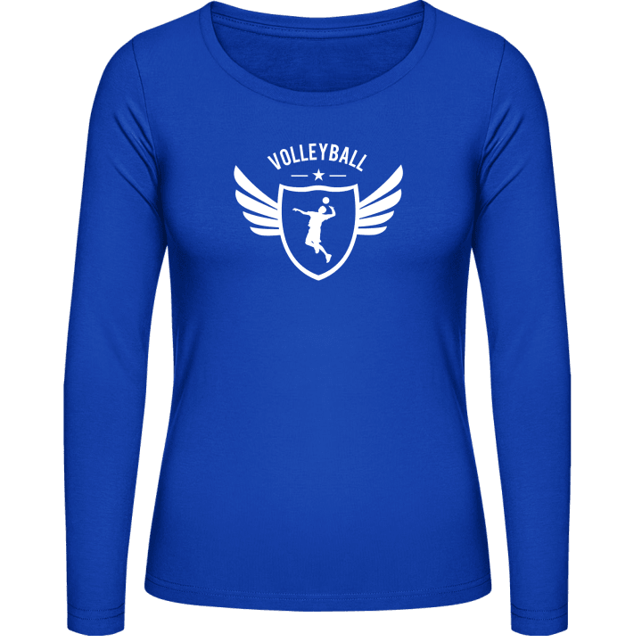 Volleyball Winged Langermet skjorte for kvinner contain pic