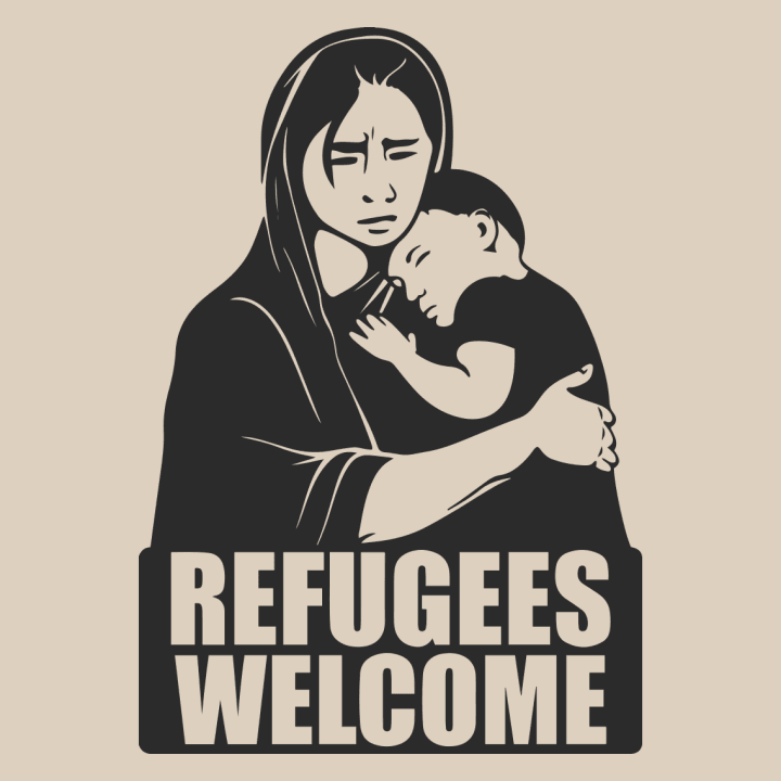 Refugees Welcome Frauen Kapuzenpulli 0 image
