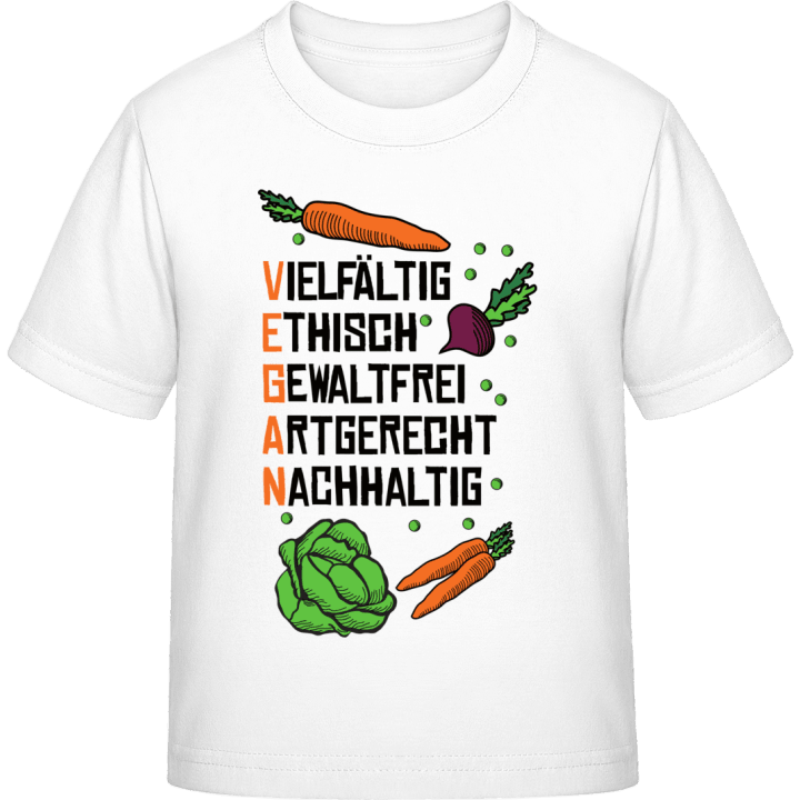 Vegan Definition T-skjorte for barn contain pic