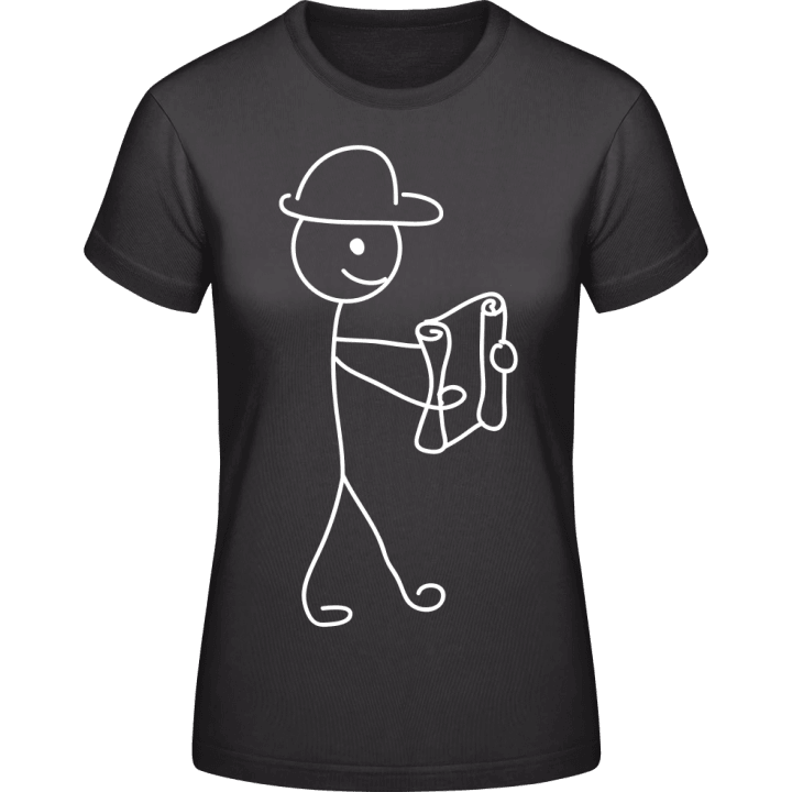 Construction Worker Walking T-skjorte for kvinner 0 image