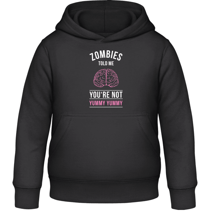 Zombies Told Me You Are Not Yummy Kids Hoodie 0 image