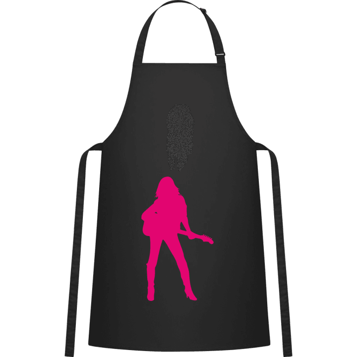 Hot Female Guitarist Kitchen Apron contain pic