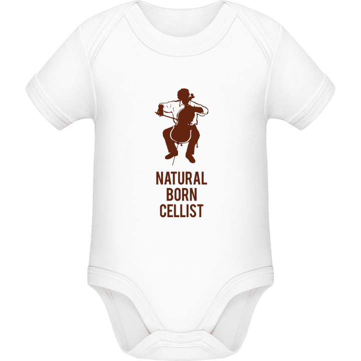 Natural Born Cellist Baby Romper contain pic