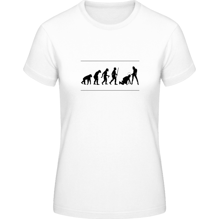 Funny SM Evolution T-skjorte for kvinner contain pic