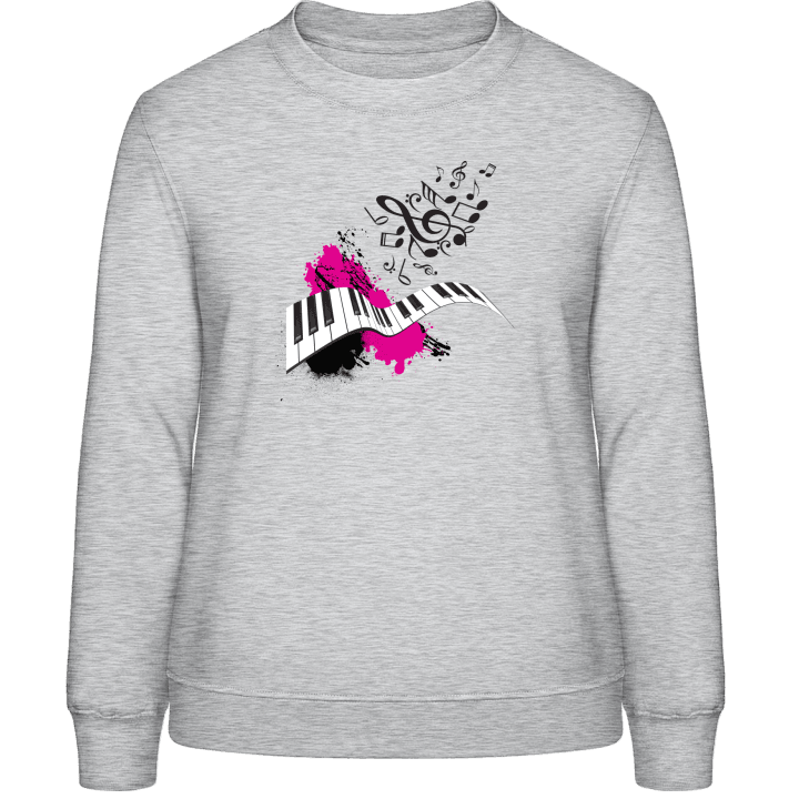 Piano Music Sweatshirt för kvinnor contain pic