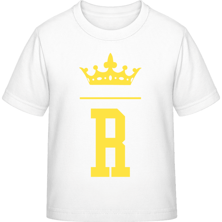 R Initial Kinderen T-shirt contain pic