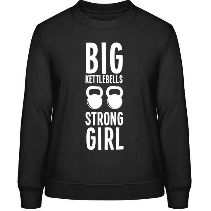 Big Kettlebels Strong Girl Sweatshirt för kvinnor contain pic