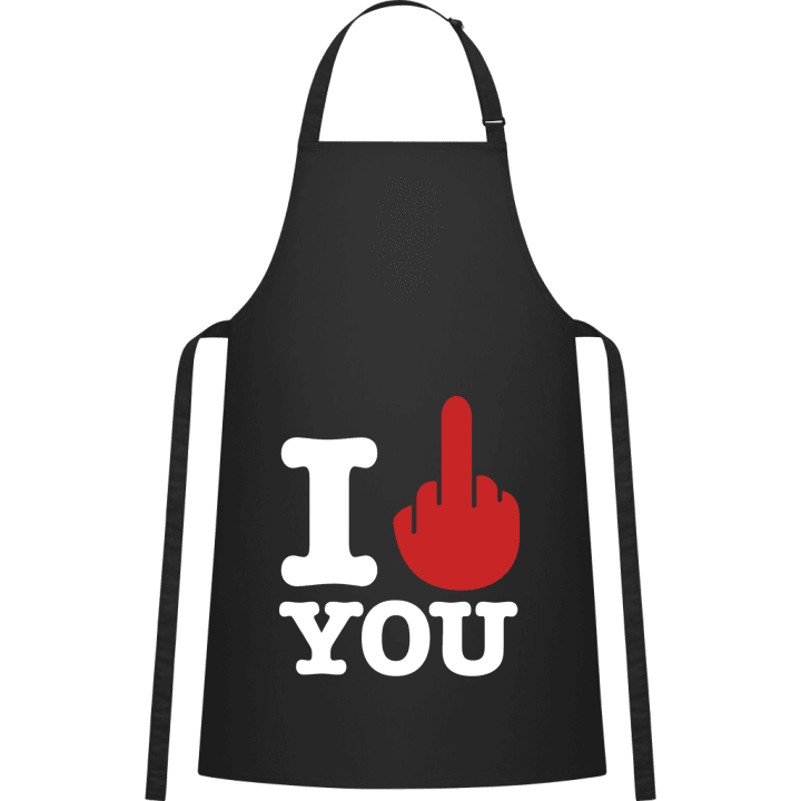 I Hate You Kitchen Apron contain pic