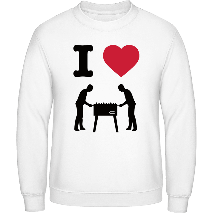 I Love Table Football Sweatshirt 0 image