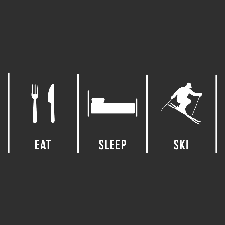 Eat Sleep Skiing Naisten t-paita 0 image