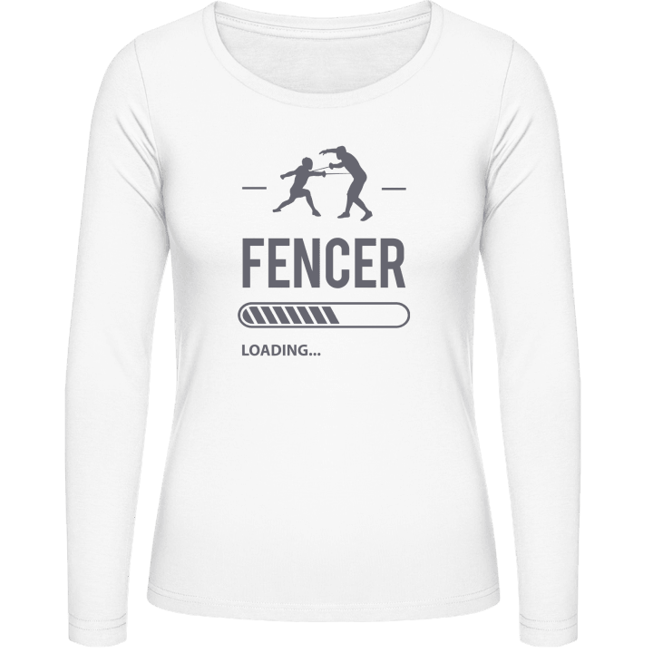 Fencer Loading Frauen Langarmshirt contain pic