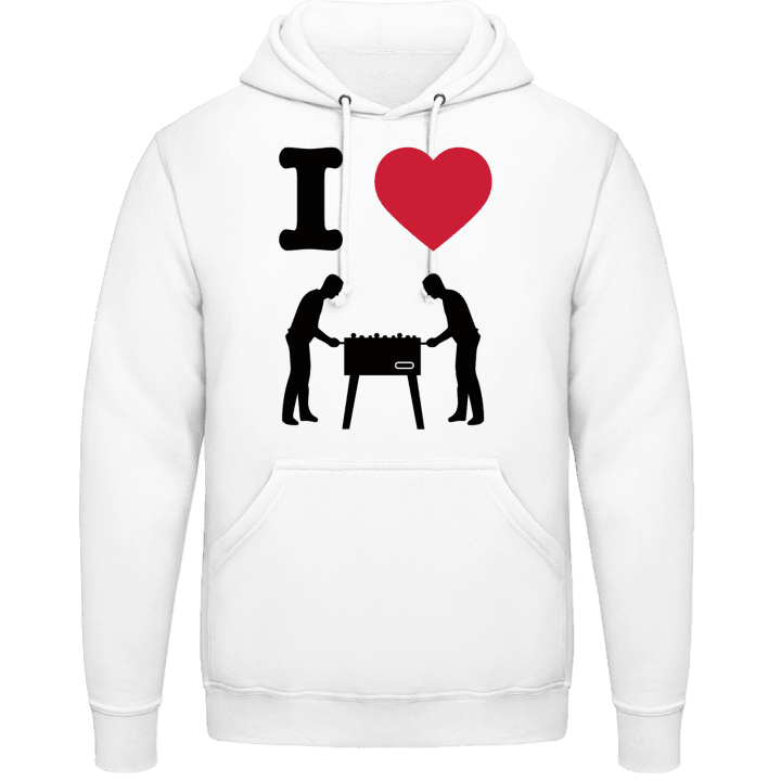 I Love Table Football Hoodie contain pic