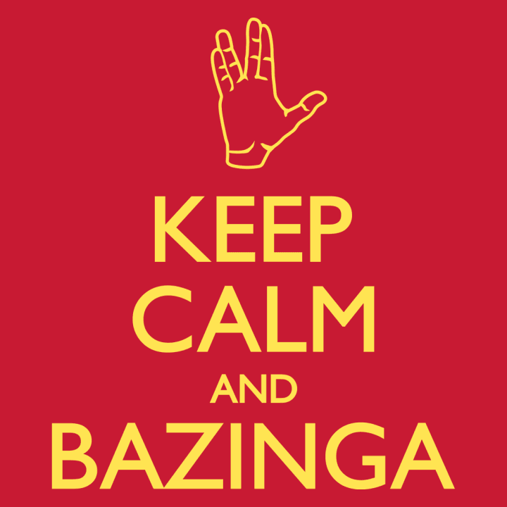 Keep Calm Bazinga Hand Stof taske 0 image