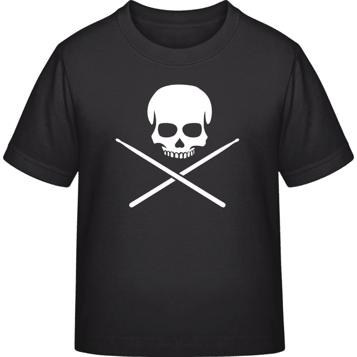 Drummer Skull Camiseta infantil contain pic