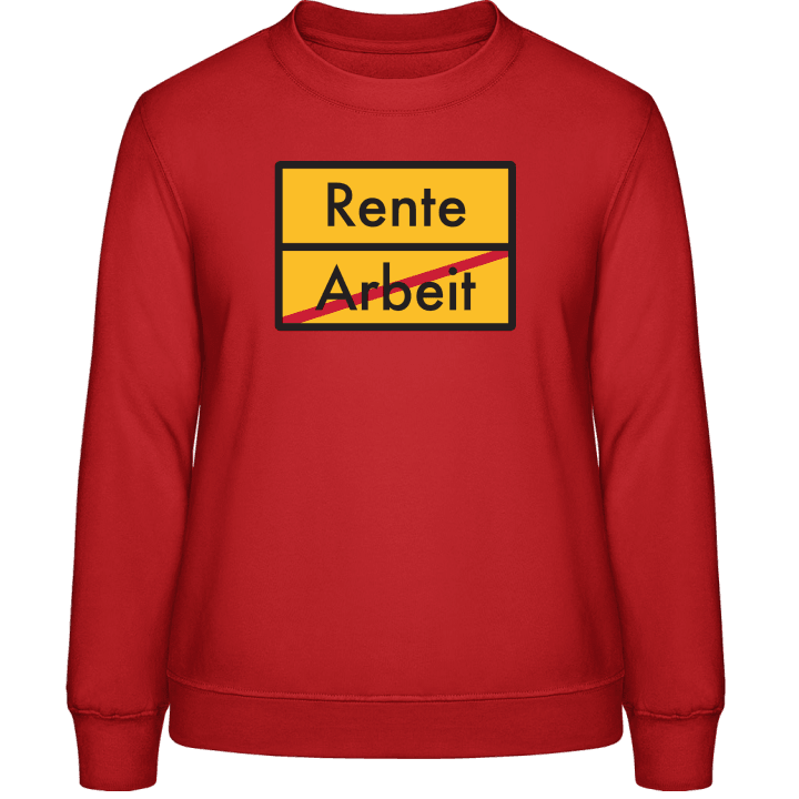 Arbeit Rente Sweat-shirt pour femme contain pic