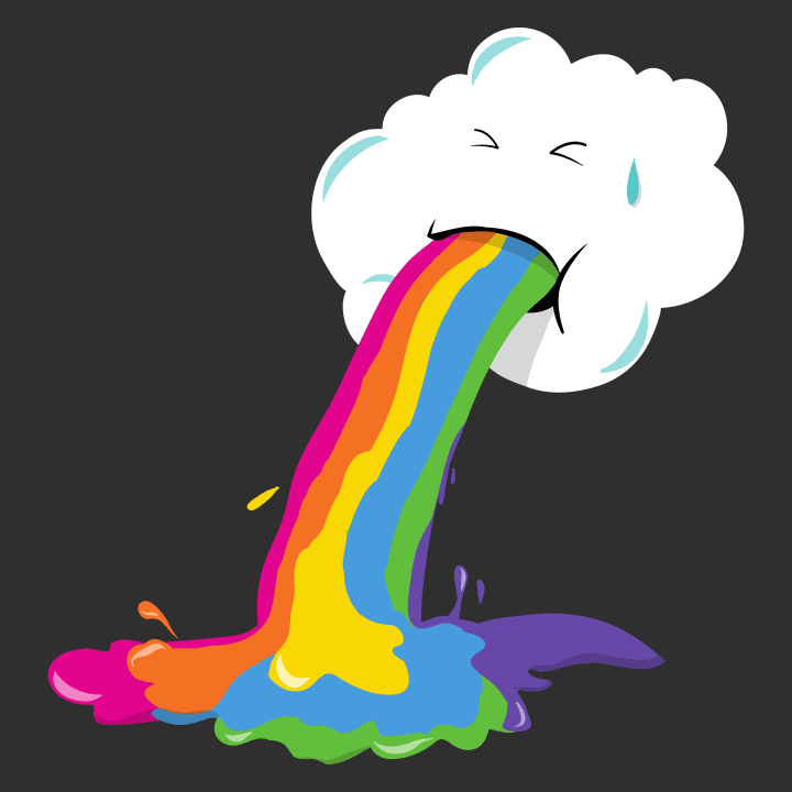 Cloud Puking Rainbow T-Shirt 0 image