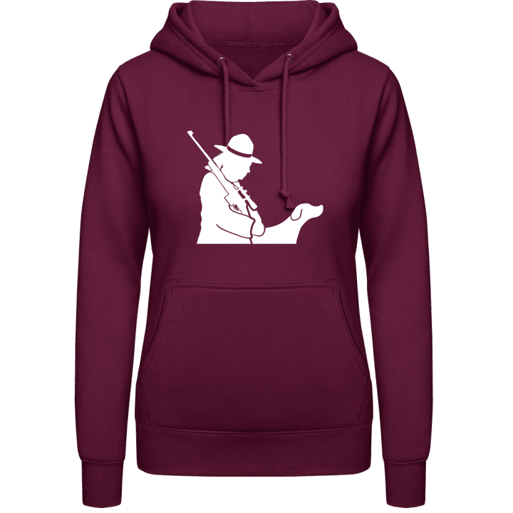 Hunter Silhouette Female Vrouwen Hoodie contain pic