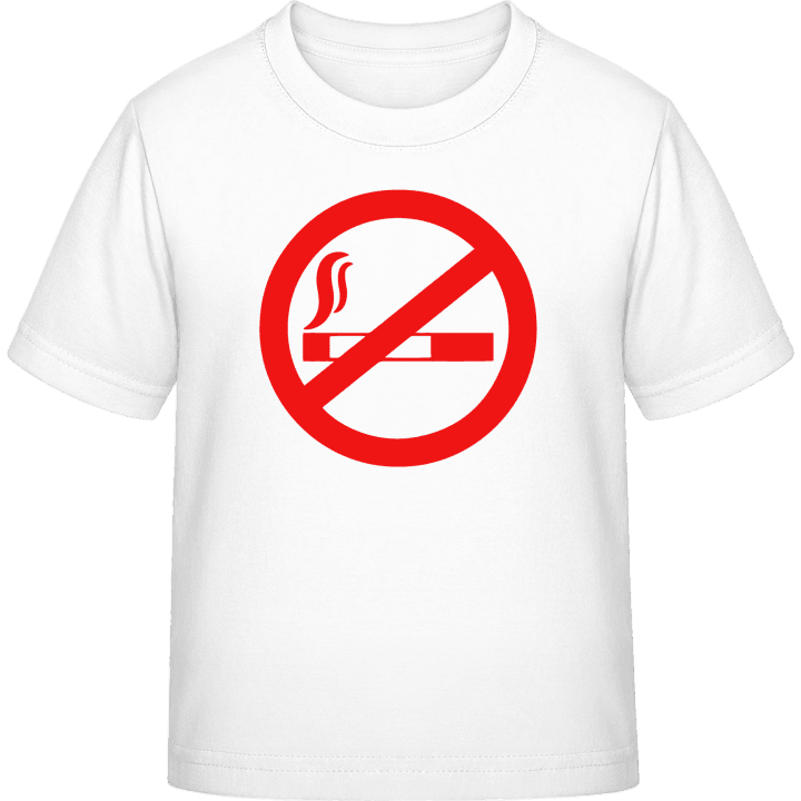 No Smoking T-shirt för barn contain pic
