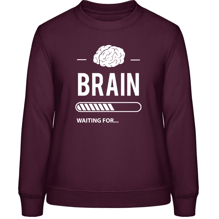 Brain Waiting For Sweat-shirt pour femme contain pic