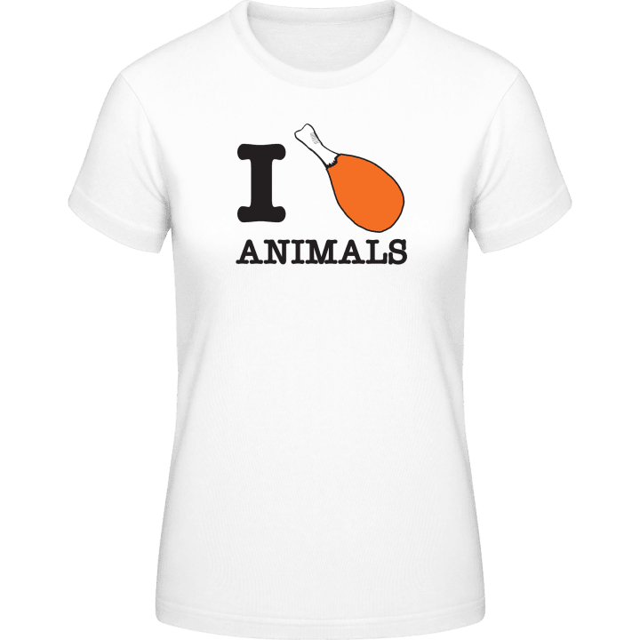 I Heart Animals T-shirt för kvinnor contain pic
