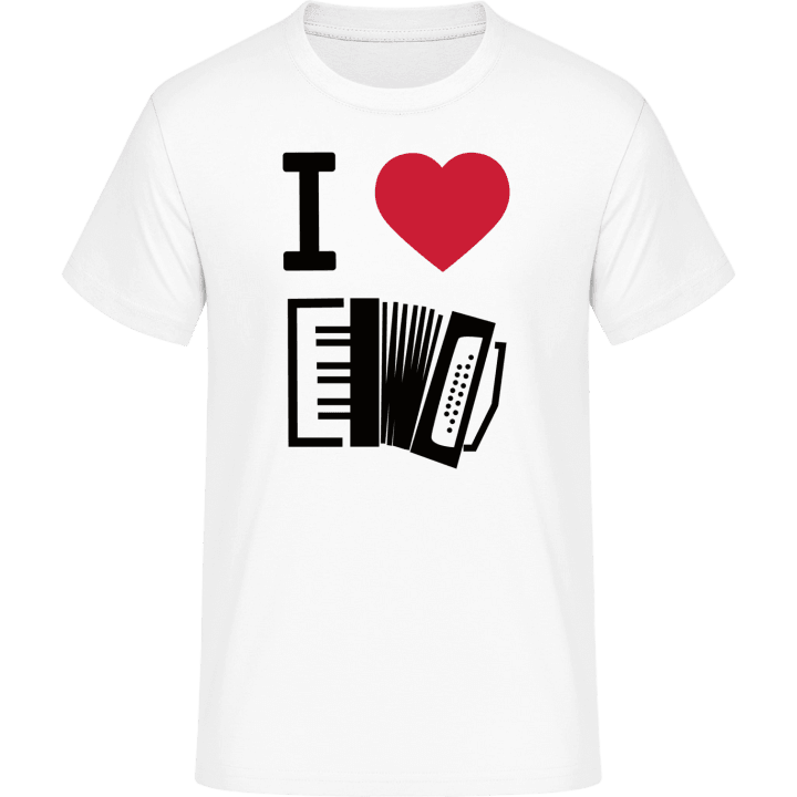 I Heart Accordion Music T-Shirt 0 image