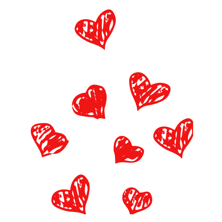 Hearts Drawing Langærmet skjorte til kvinder 0 image