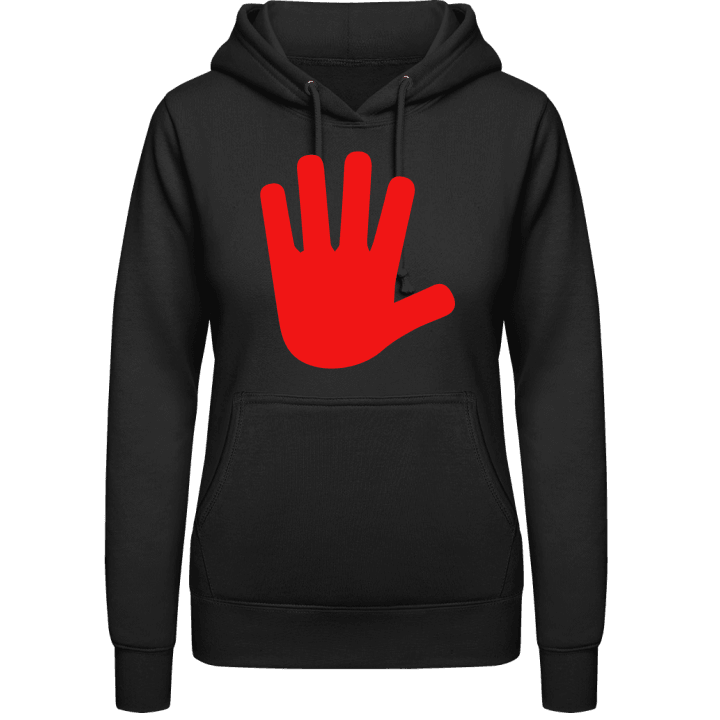 Stop Hand Vrouwen Hoodie contain pic