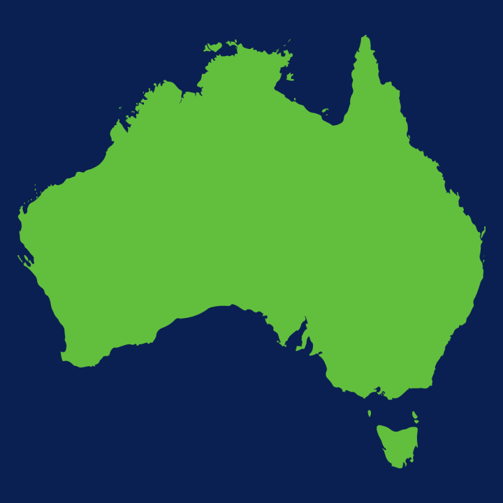 Australia Map Vauva Romper Puku 0 image