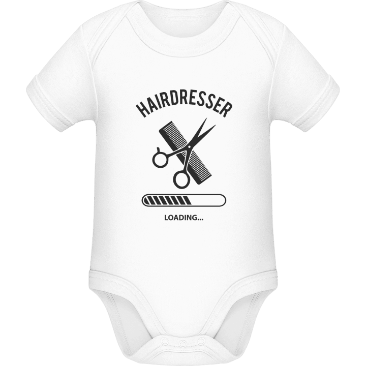 Hairdresser Loading Baby Romper contain pic