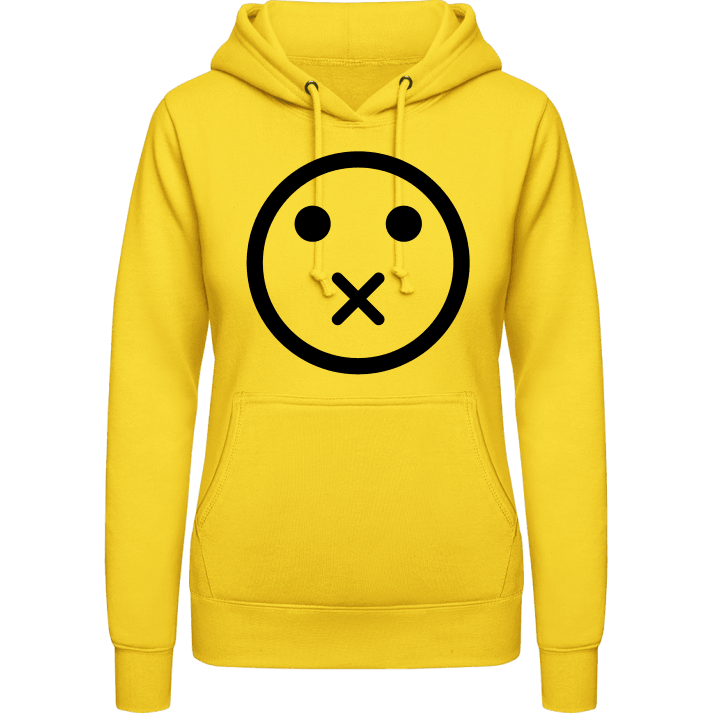 Silence Secret Smiley Vrouwen Hoodie contain pic